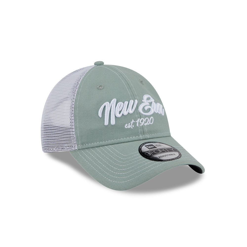 New Era หมวกรุ่น NEW ERA RESORT EVEREST GREEN 9FORTY UNST TRUCKER CAP