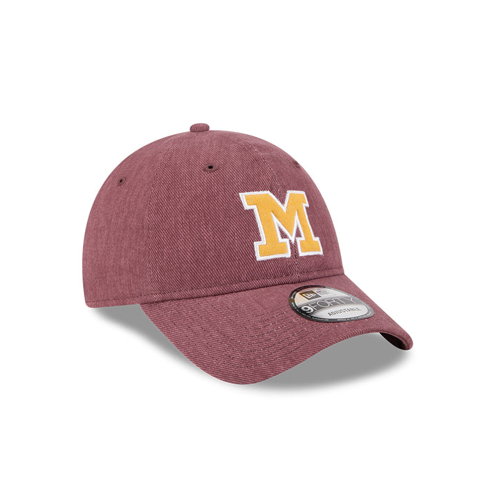 หมวกแก๊ป New Era รุ่น Milwaukee Brewers Cooperstown MLB Varsity Burgandy 9Forty Unst Cap