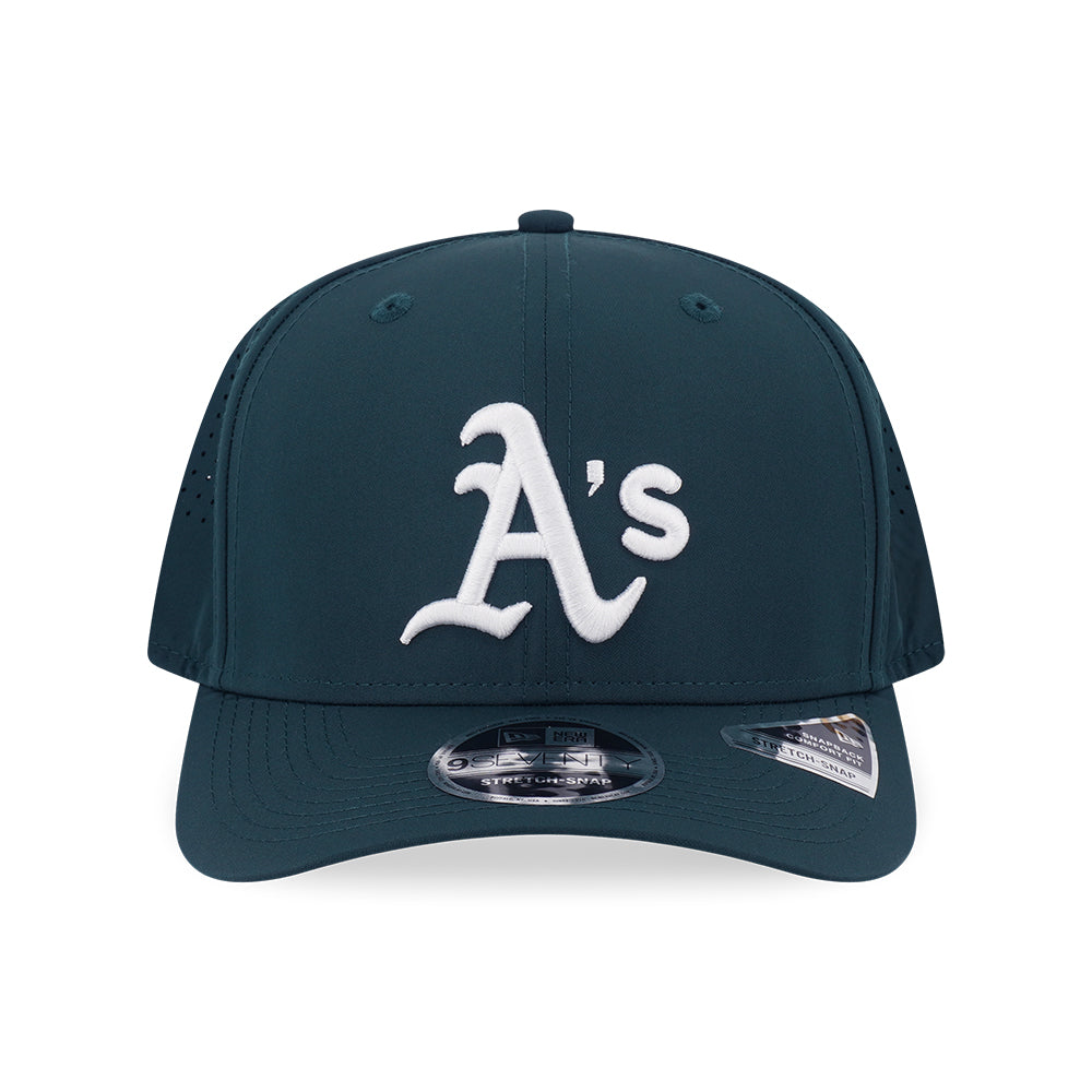 New Era หมวกรุ่น OAKLAND ATHLETICS 9SEVENTY COLLECTION DARK GREEN 9SEVENTY STRETCH SNAP CAP