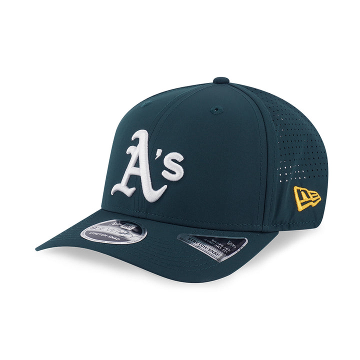 New Era หมวกรุ่น OAKLAND ATHLETICS 9SEVENTY COLLECTION DARK GREEN 9SEVENTY STRETCH SNAP CAP