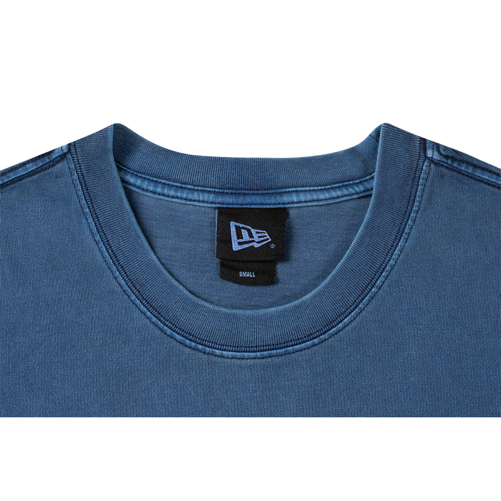 New Era เสื้อโอเวอร์ไซส์รุ่น New Era Street Archived Washed Oceanside Blue Oversized Short Sleeve T-Shirt