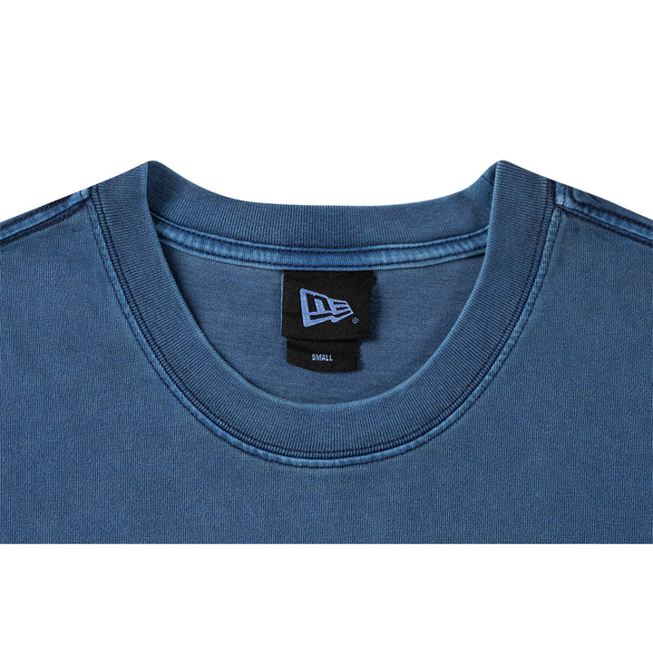 New Era เสื้อโอเวอร์ไซส์รุ่น New Era Street Archived Washed Oceanside Blue Oversized Short Sleeve T-Shirt