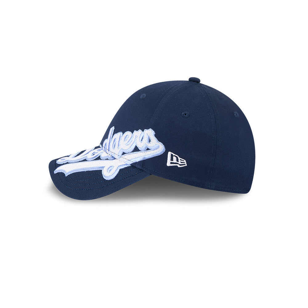 New Era หมวกรุ่น LOS ANGELES DODGERS MIX LEAGUE CROSS PANELS OCEANSIDE BLUE 9FORTY CAP
