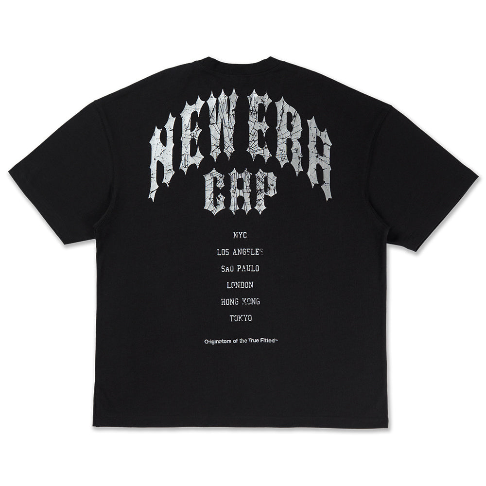 New Era เสื้อโอเวอร์ไซส์รุ่น New Era Street Archived Black Oversized Short Sleeve T-Shirt