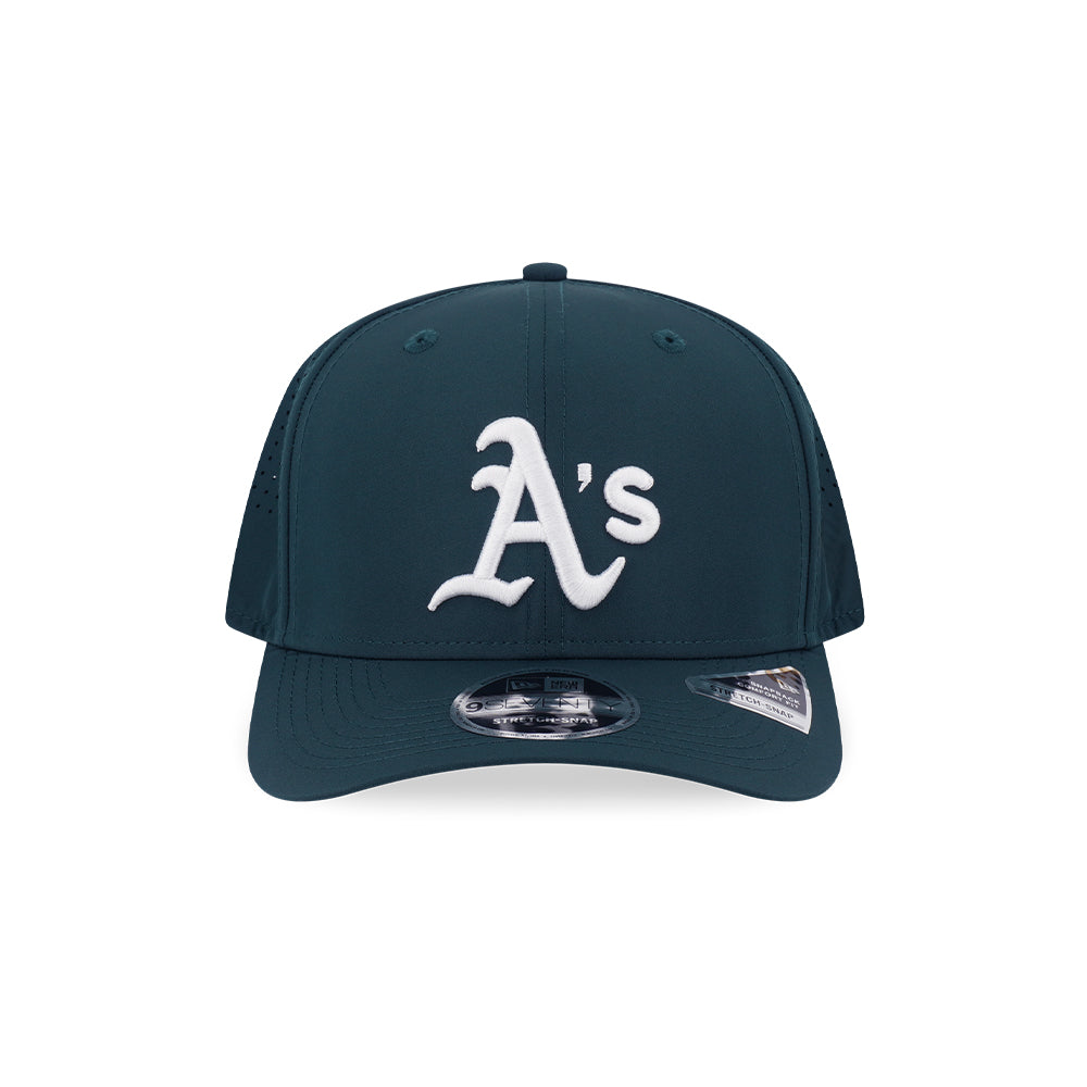 New Era หมวกรุ่น OAKLAND ATHLETICS 9SEVENTY COLLECTION DARK GREEN 9SEVENTY STRETCH SNAP CAP