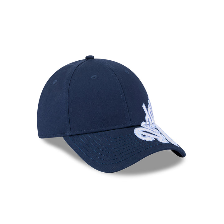 New Era หมวกรุ่น LOS ANGELES DODGERS MIX LEAGUE CROSS PANELS OCEANSIDE BLUE 9FORTY CAP