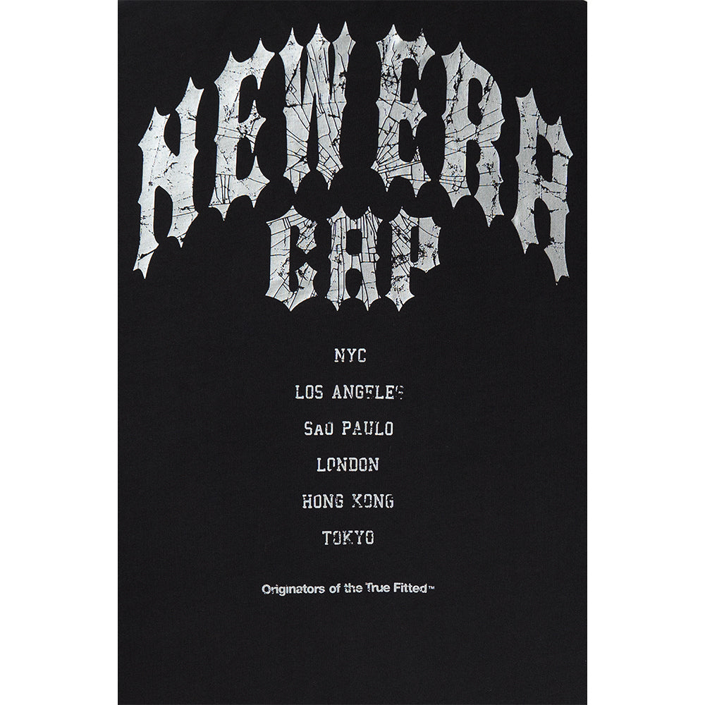New Era เสื้อโอเวอร์ไซส์รุ่น New Era Street Archived Black Oversized Short Sleeve T-Shirt