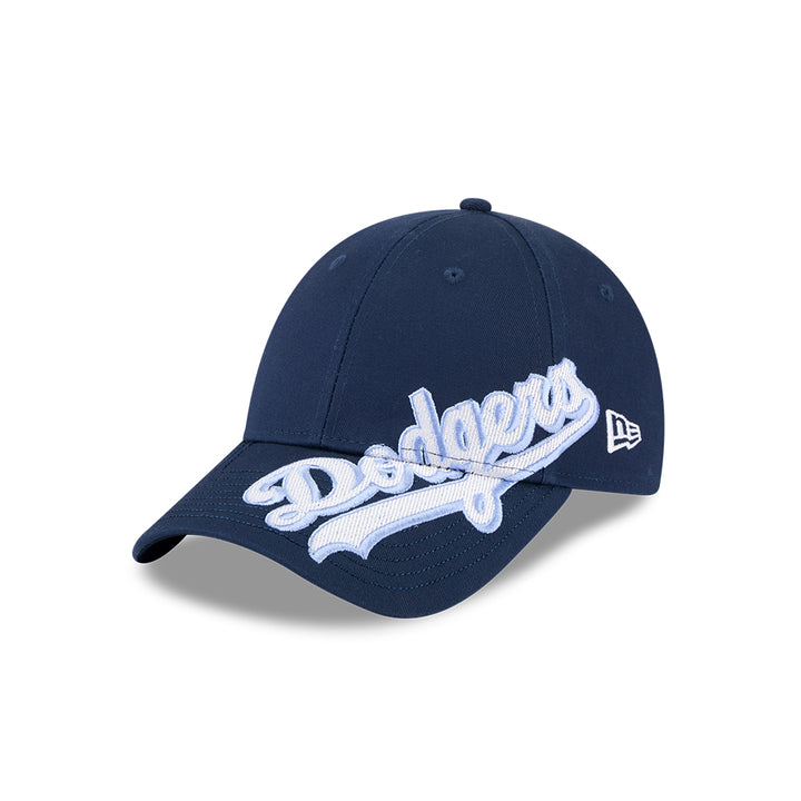 New Era หมวกรุ่น LOS ANGELES DODGERS MIX LEAGUE CROSS PANELS OCEANSIDE BLUE 9FORTY CAP