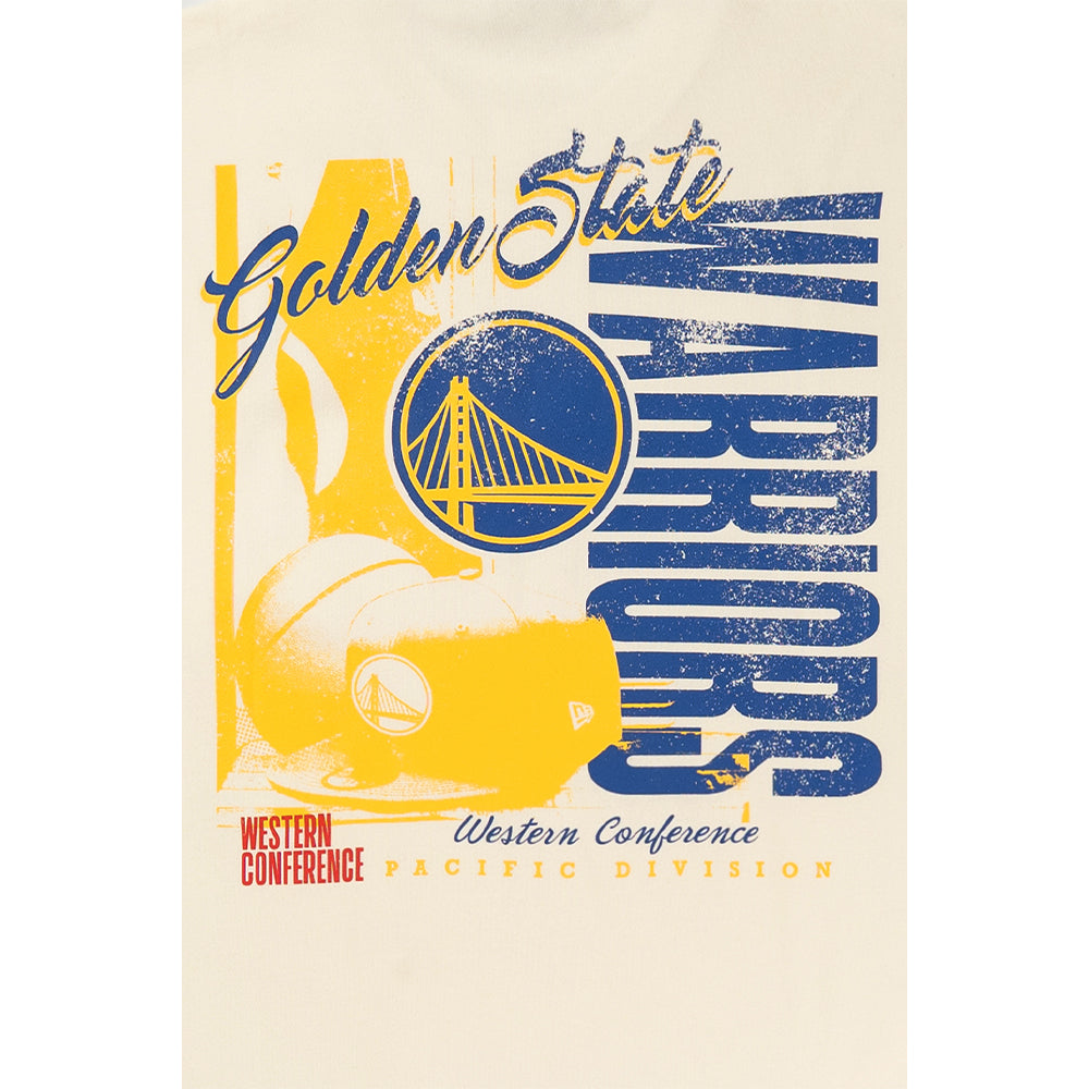 เสื้อยืดแขนสั้น New Era รุ่น Golden State Warriors League Mix Game Day Chrome White Short Sleeve T-Shirt