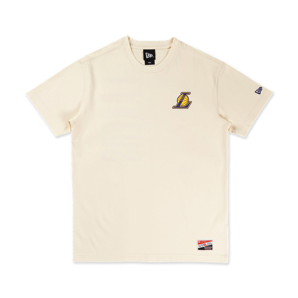 เสื้อยืดแขนสั้น New Era รุ่น Los Angeles Lakers League Mix Game Day Chrome White Short Sleeve T-Shirt