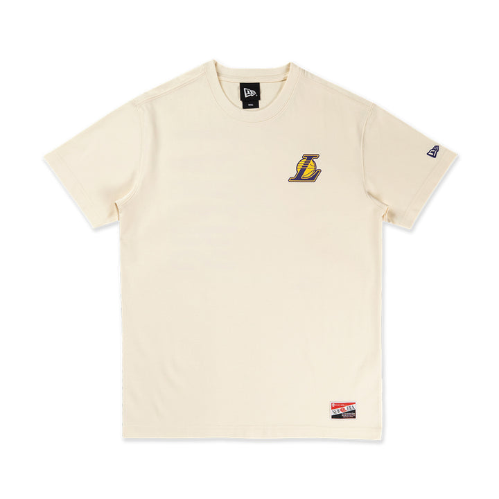 เสื้อยืดแขนสั้น New Era รุ่น Los Angeles Lakers League Mix Game Day Chrome White Short Sleeve T-Shirt