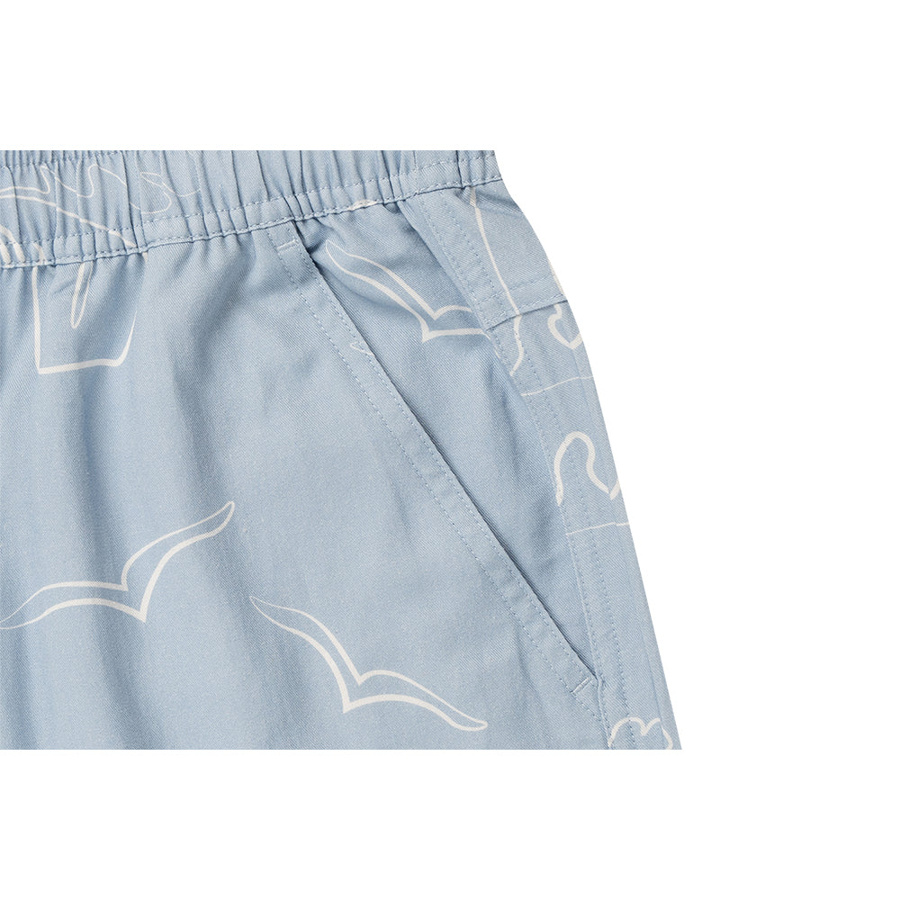 New Era กางเกงขาสั้น NEW ERA RESORT SOFT BLUE WOVEN SHORTS