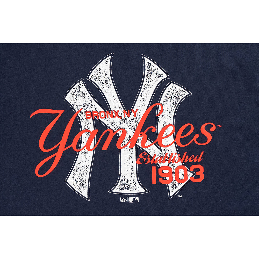 New Era เสื้อยืดแขนสั้นรุ่น NEW YORK YANKEES ESSENTIAL NAVY SHORT SLEEVE TEE