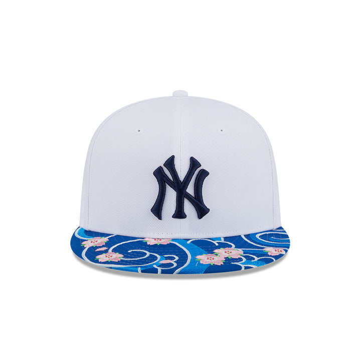 New Era หมวกรุ่น NEW YORK YANKEES SAKURA PACK 2-TONE BRIGHT ROYAL VISOR WHITE 9FIFTY CAP