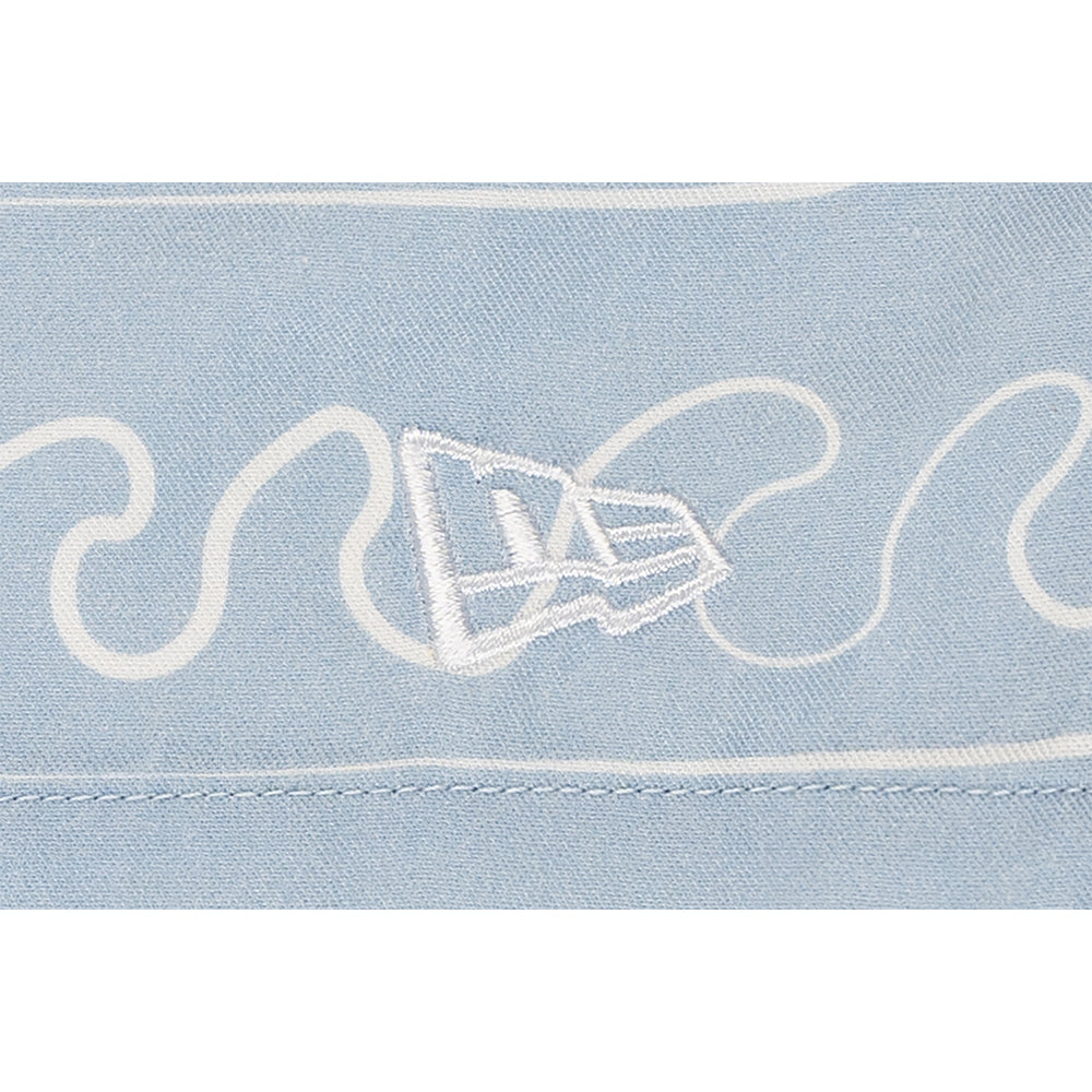 New Era กางเกงขาสั้น NEW ERA RESORT SOFT BLUE WOVEN SHORTS