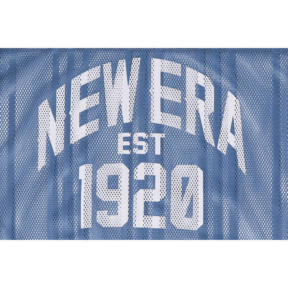 New Era เสื้อครอปรุ่น New Era Street Archived Oceanside Blue Women Crop American Football Jersey