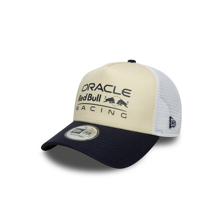 New Era หมวกรุ่น RED BULL F1 EMEA MOTORSPORT LIGHT BEIGE 9FORTY A-FRAME TRUCKER CAP