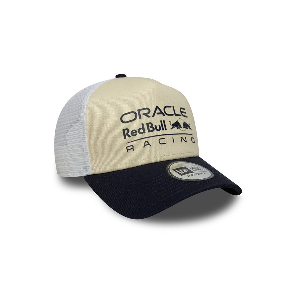 New Era หมวกรุ่น RED BULL F1 EMEA MOTORSPORT LIGHT BEIGE 9FORTY A-FRAME TRUCKER CAP