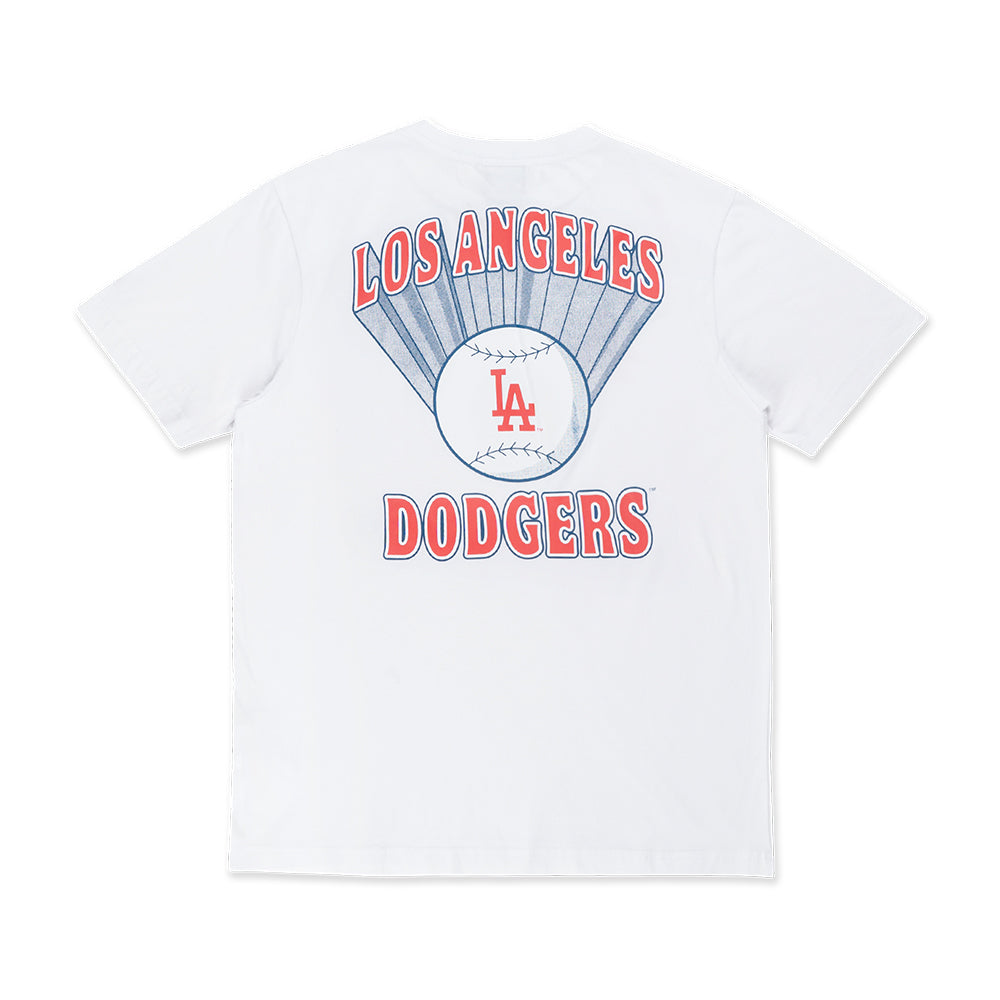 New Era เสื้อยืดแขนสั้นรุ่น LOS ANGELES DODGERS ESSENTIAL WHITE SHORT SLEEVE TEE