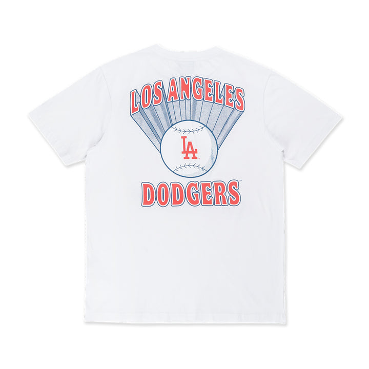 New Era เสื้อยืดแขนสั้นรุ่น LOS ANGELES DODGERS ESSENTIAL WHITE SHORT SLEEVE TEE
