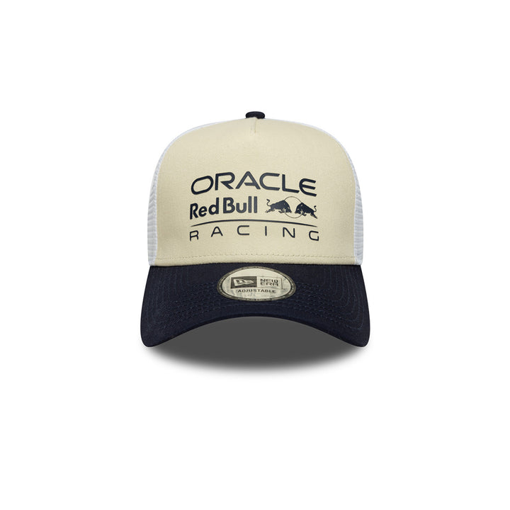 New Era หมวกรุ่น RED BULL F1 EMEA MOTORSPORT LIGHT BEIGE 9FORTY A-FRAME TRUCKER CAP