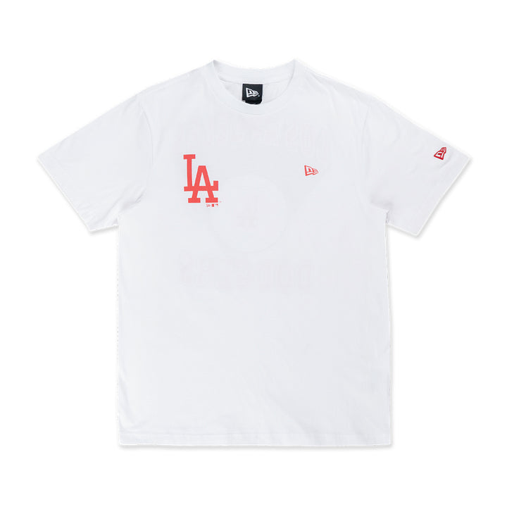 New Era เสื้อยืดแขนสั้นรุ่น LOS ANGELES DODGERS ESSENTIAL WHITE SHORT SLEEVE TEE