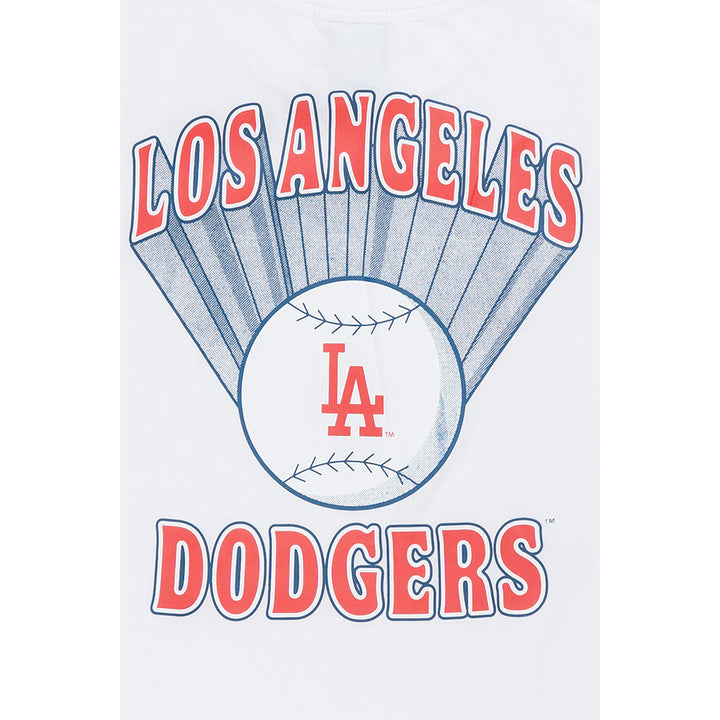 New Era เสื้อยืดแขนสั้นรุ่น LOS ANGELES DODGERS ESSENTIAL WHITE SHORT SLEEVE TEE