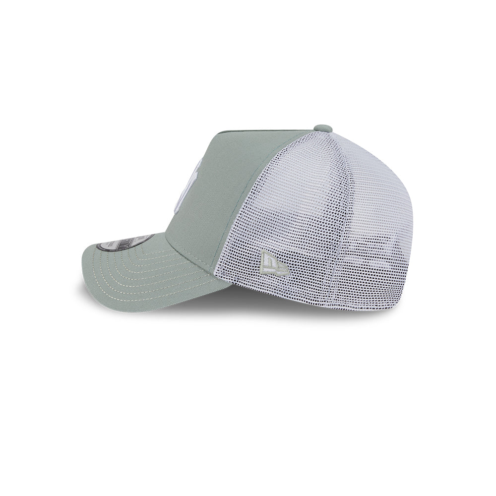 New Era หมวกรุ่น NEW YORK YANKEES COLOR ERA EVEREST GREEN/ WHITE 9FORTY A-FRAME TRUCKER CAP