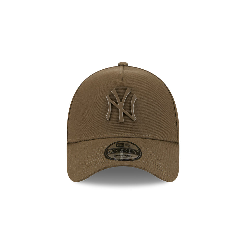 New Era หมวกรุ่น NEW YORK YANKEES METAL BADGE MOSS GREEN 9FORTY AF CAP