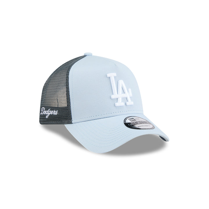 หมวกแก๊ป New Era รุ่น Los Angeles Dodgers Color Era Soft Blue 9Forty Af Trucker Cap