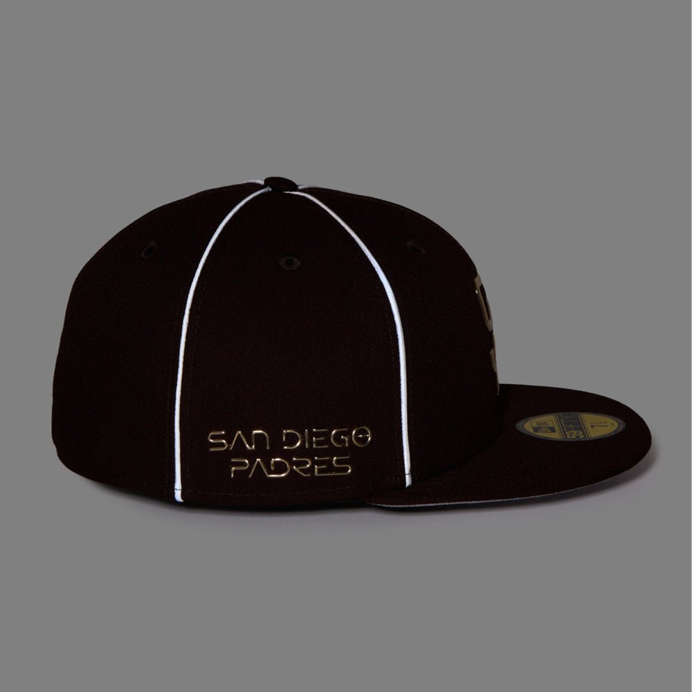 New Era หมวกรุ่น New Era X Hajime Sorayama San Diego Padres TPU Logo Burntwood 59Fifty Cap