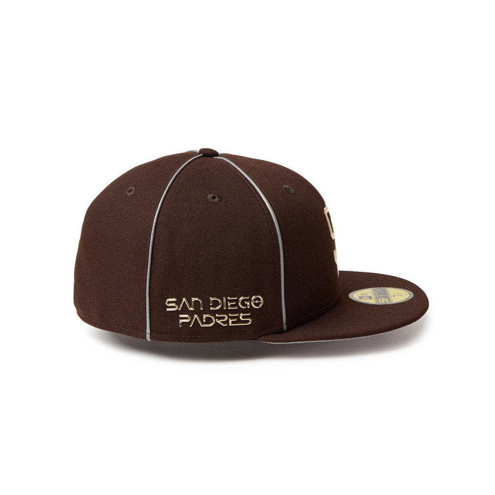 New Era หมวกรุ่น New Era X Hajime Sorayama San Diego Padres TPU Logo Burntwood 59Fifty Cap