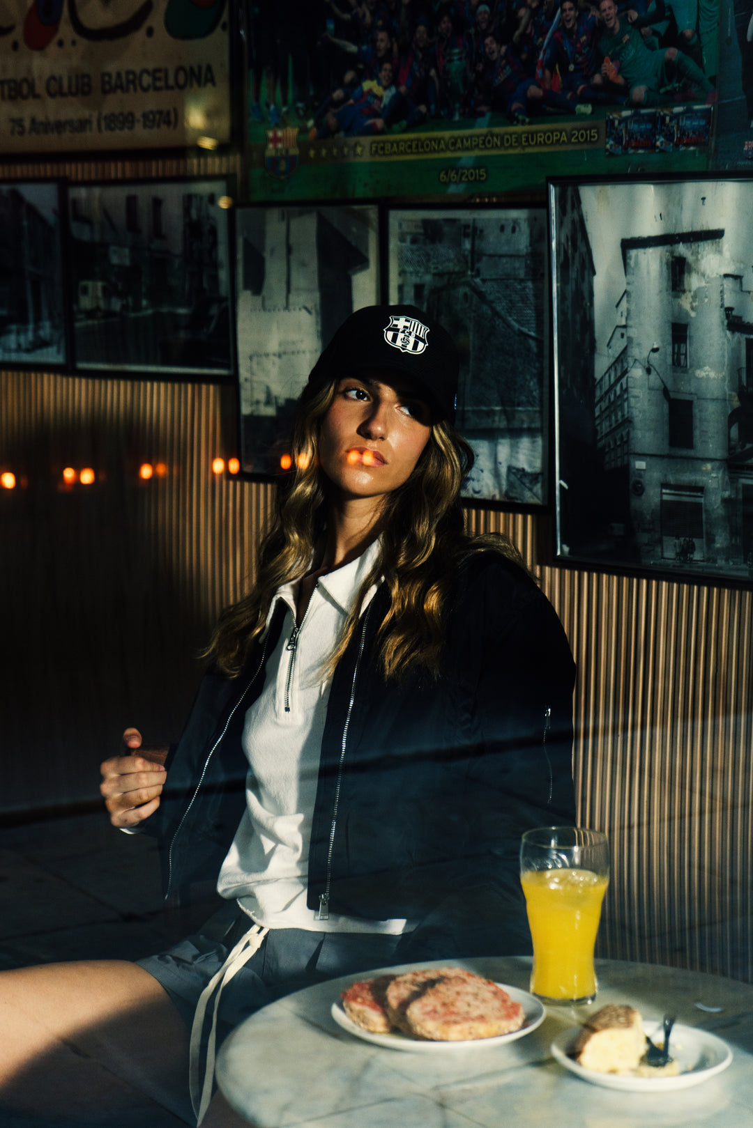 New Era หมวกรุ่น Fc Barcelona Black 9Forty M Crown Cap