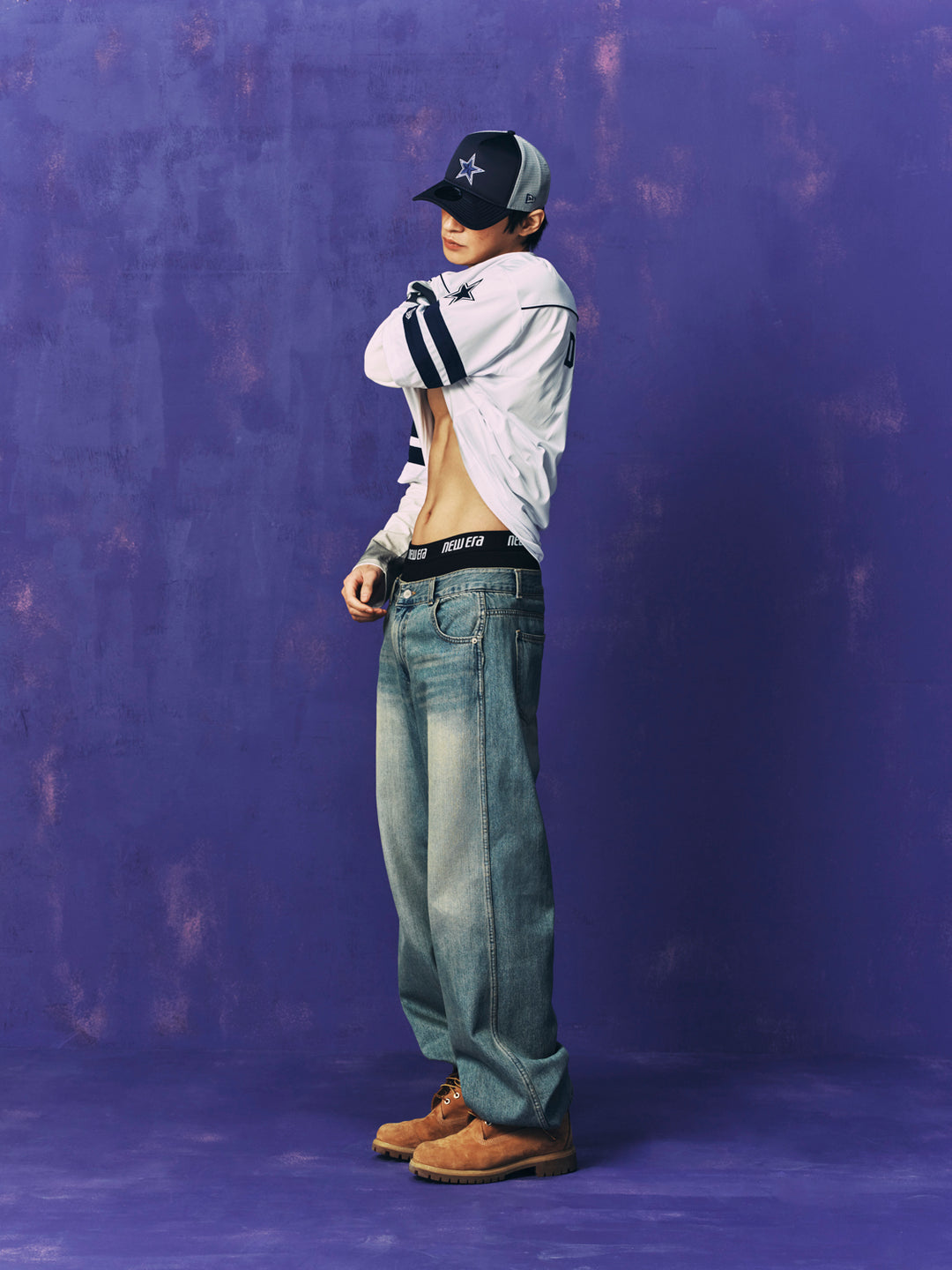 New Era เสื้อยืดแขนสั้นรุ่น Dallas Cowboys Korea Jersey White Jersey