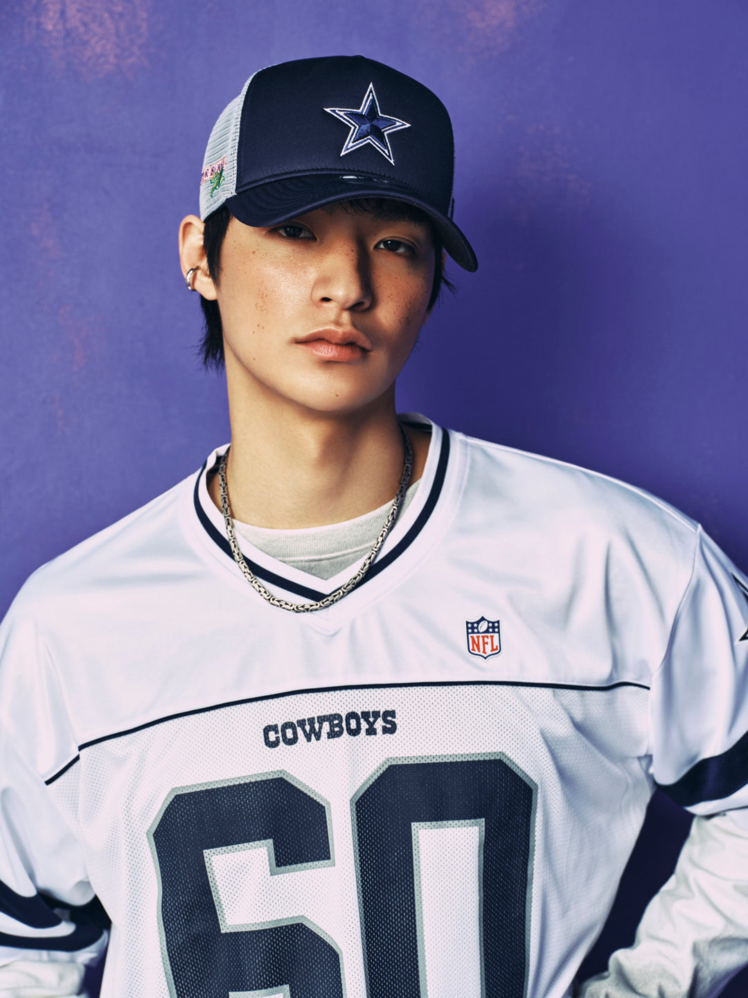 New Era เสื้อยืดแขนสั้นรุ่น Dallas Cowboys Korea Jersey White Jersey