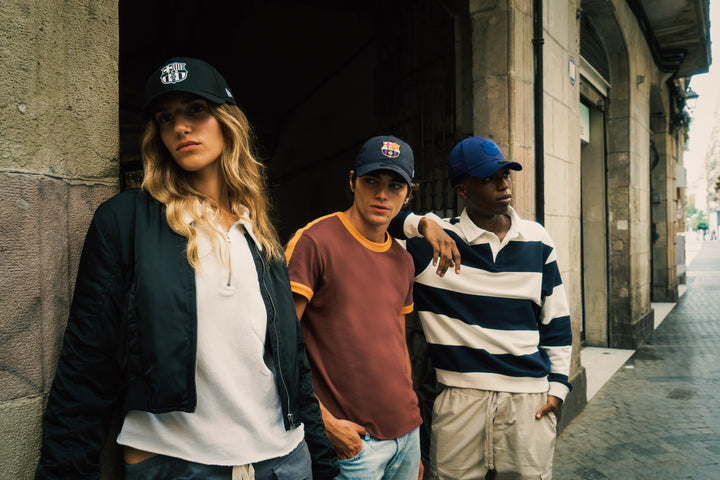 New Era หมวกรุ่น Fc Barcelona Black 9Forty M Crown Cap