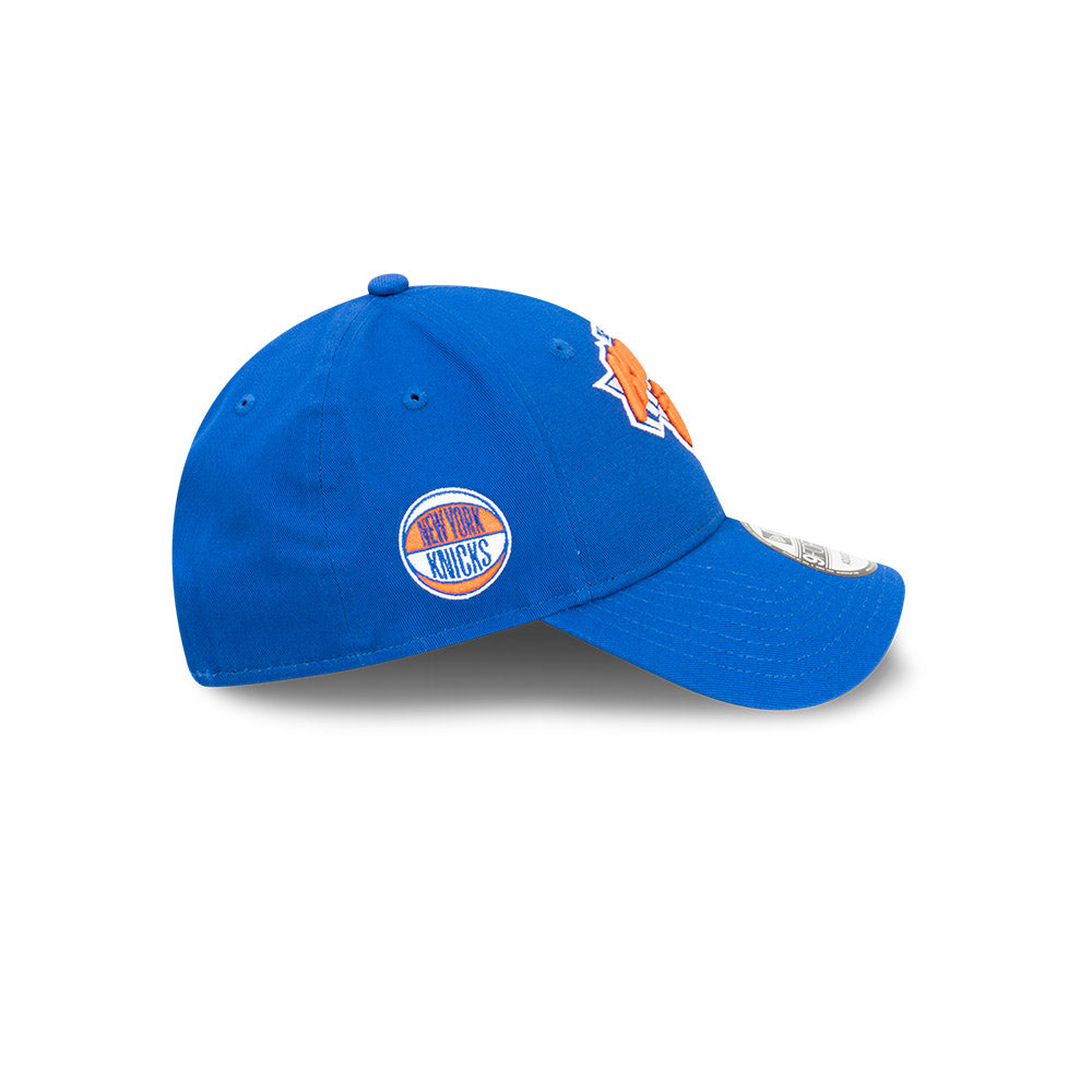 New Era หมวกรุ่น NEW YORK KNICKS NBA SIDEBALL MAJESTIC BLUE 9FORTY CAP