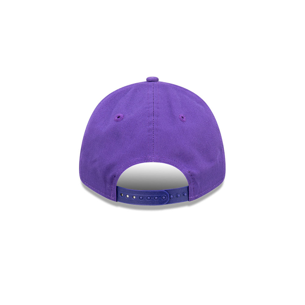 New Era หมวกรุ่น LOS ANGELES LAKERS NBA SIDEBALL TRUE PURPLE 9FORTY CAP