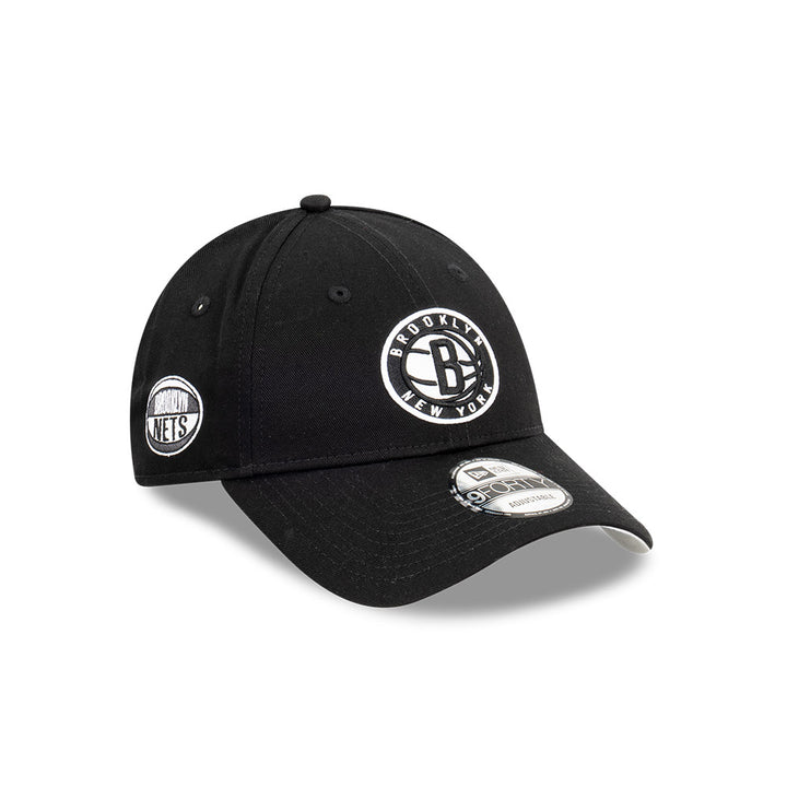 New Era หมวกรุ่น BROOKLYN NETS NBA SIDEBALL BLACK 9FORTY CAP
