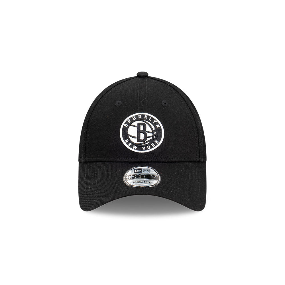 New Era หมวกรุ่น BROOKLYN NETS NBA SIDEBALL BLACK 9FORTY CAP