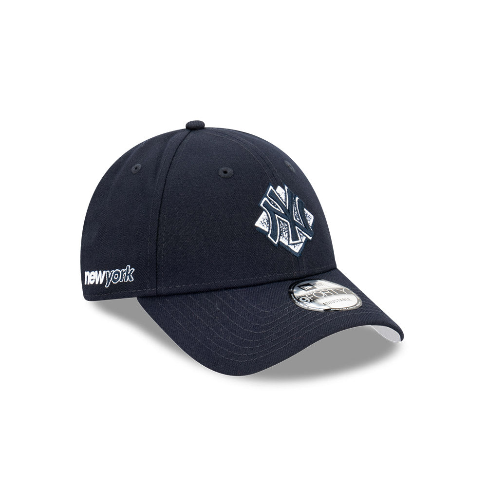 New Era หมวกรุ่น NEW YORK YANKEES DIAMOND NAVY 9FORTY CAP