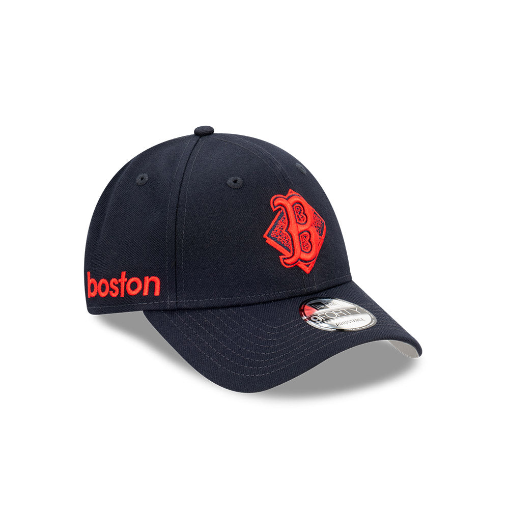 New Era หมวกรุ่น BOSTON RED SOX DIAMOND NAVY 9FORTY CAP