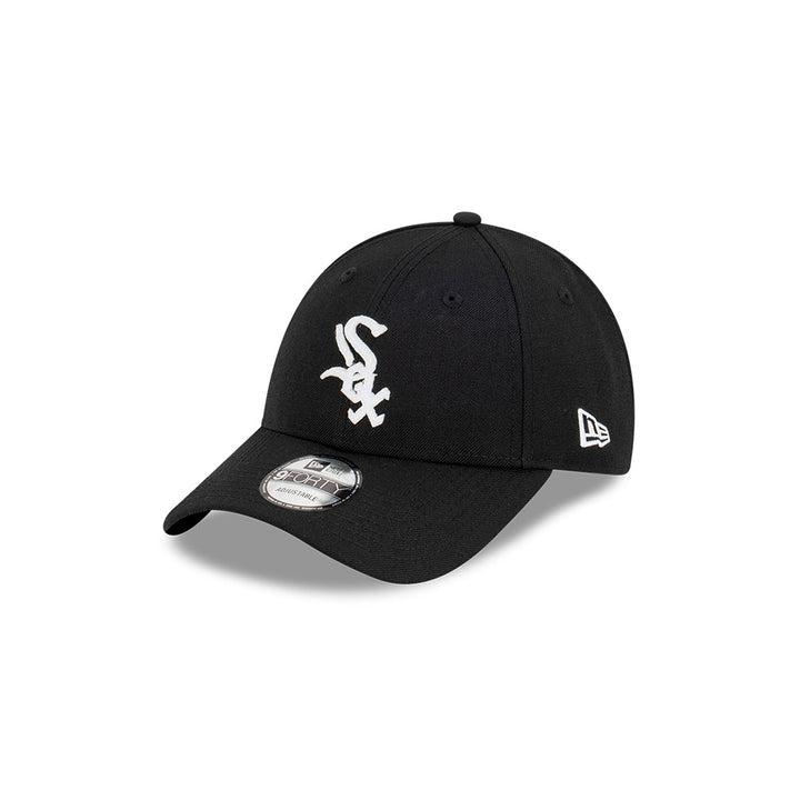 New Era หมวกรุ่น Chicago White Sox Premium Felt Black 9Forty Cap