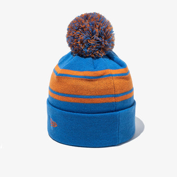 KNIT LEAGUE POMPOM BEANIE NEW YORK KNICKS BLUE