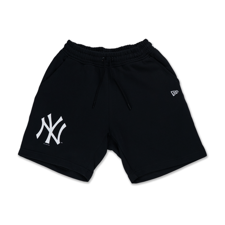 NEW ERA กางเกง รุ่น NEW YORK YANKEES AP MLB SHORTS ESSENTIAL BLACK KNIT SHORTS