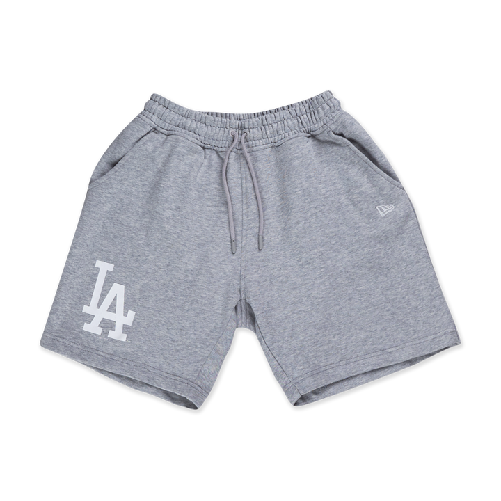 NEW ERA กางเกง รุ่น LOS ANGELES DODGERS AP MLB SHORTS ESSENTIAL HEATHER GRAY KNIT SHORTS