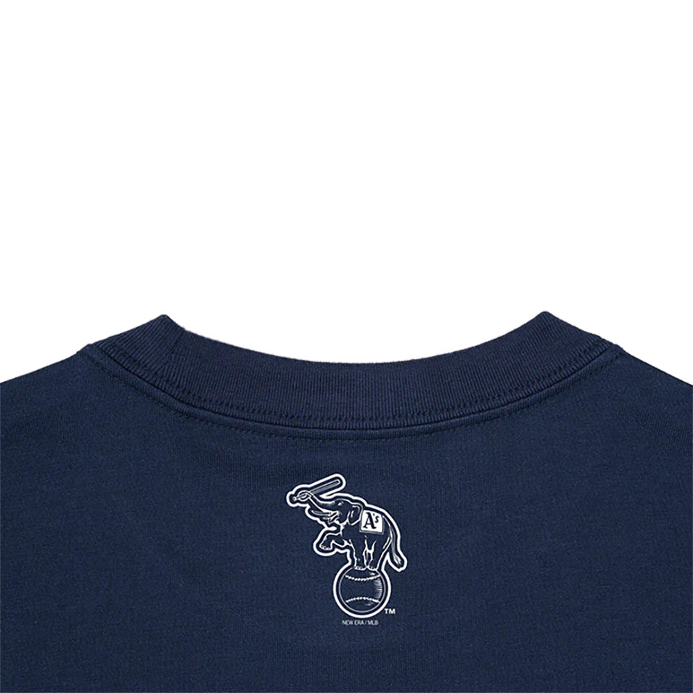 เสื้อยืด SHORT SLEEVE TEE MLB PLAY CARD OAKLAND ATHLETICS NAVY