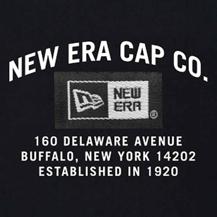 เสื้อยืด SHORT SLEEVE TEE NEW ERA LABEL PRINT BLACK