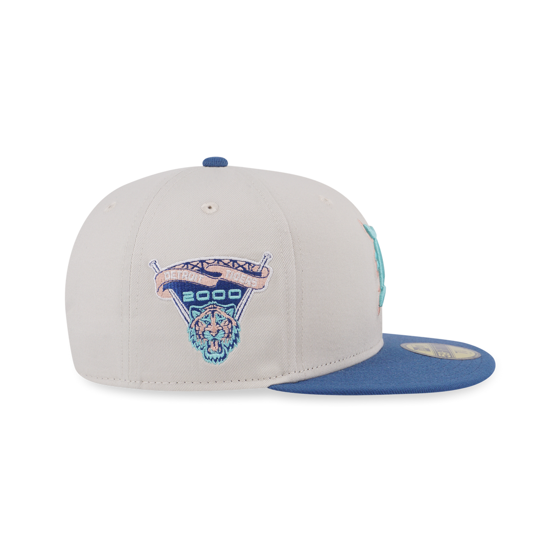New Era หมวกรุ่น Detroit Tigers 59Fifty Pack - Ocean Drive Ivory 59Fifty Cap