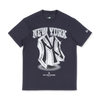 New Era เสื้อรุ่น NEW YORK YANKEES METALLISM-DIAMOND DARK GRAPHITE SHORT SLEEVES T-SHIRT- 13774239